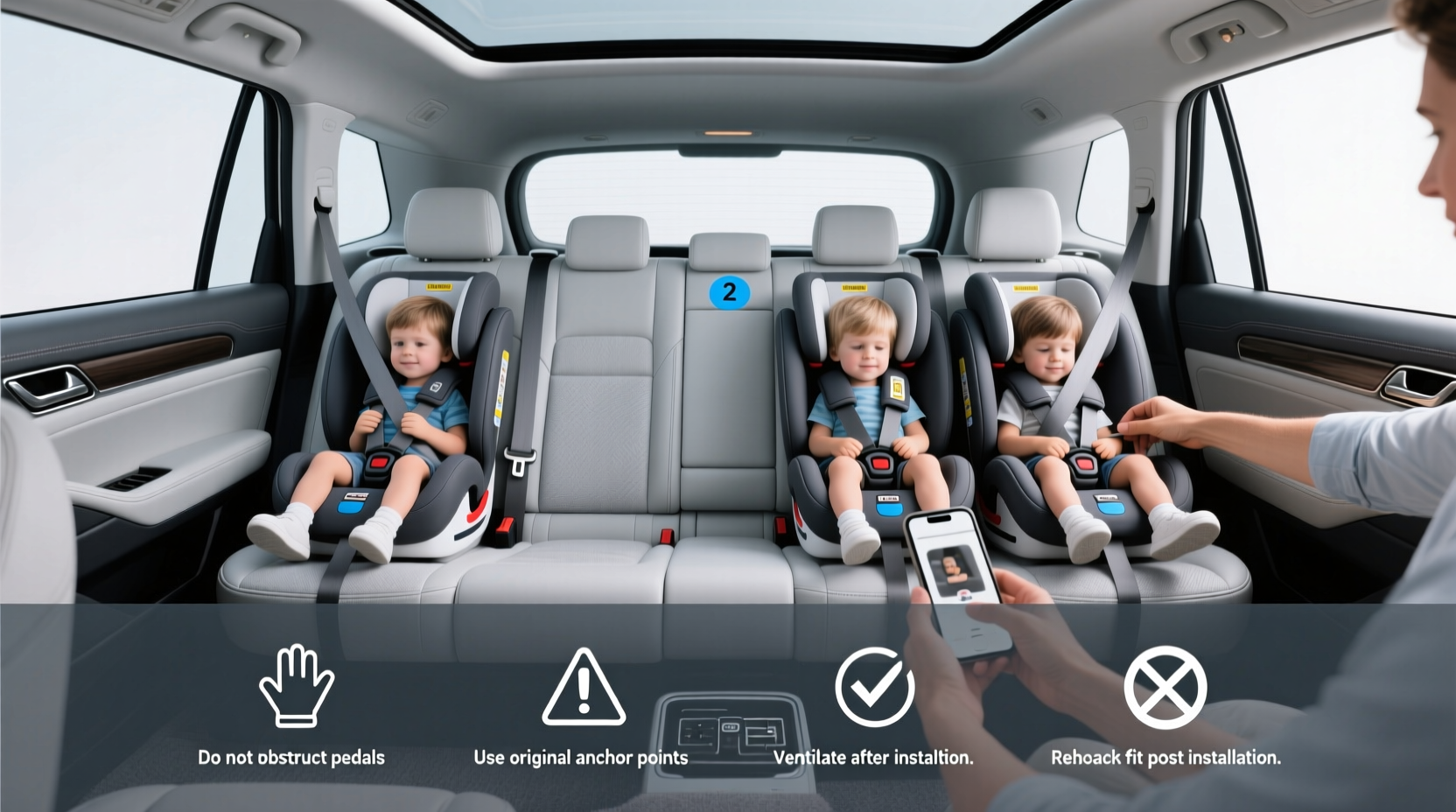 best vehicle for 4 car seats
