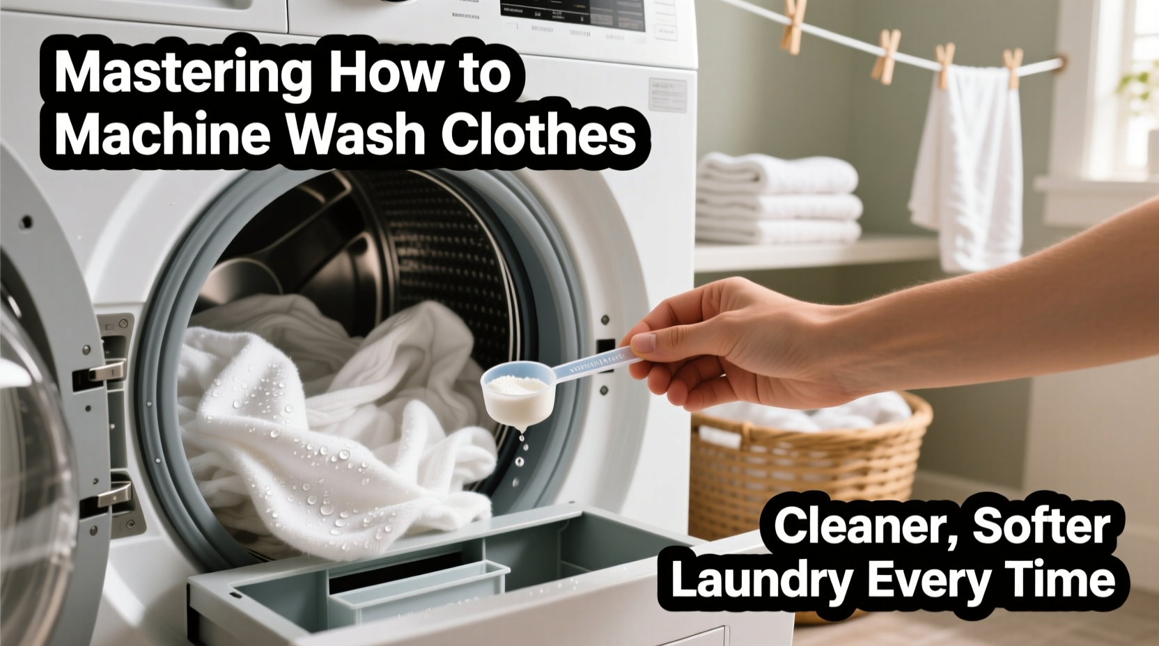 mastering how to machine wash clothes tips for cleaner softer laundry every time