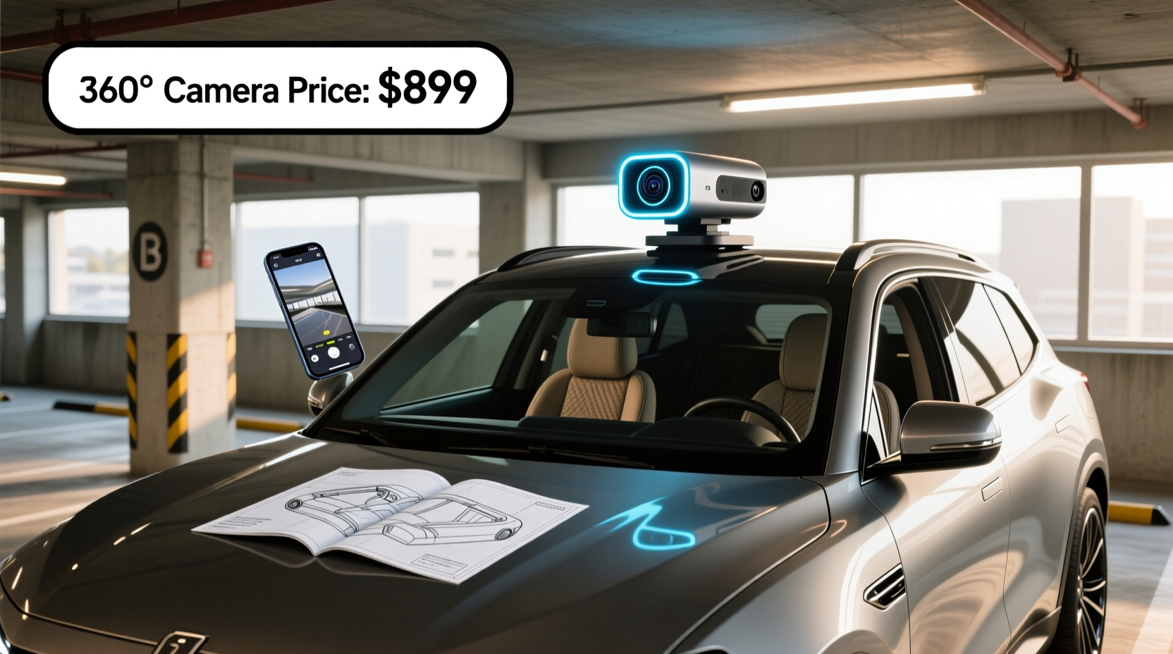 360 camera for car price guide
