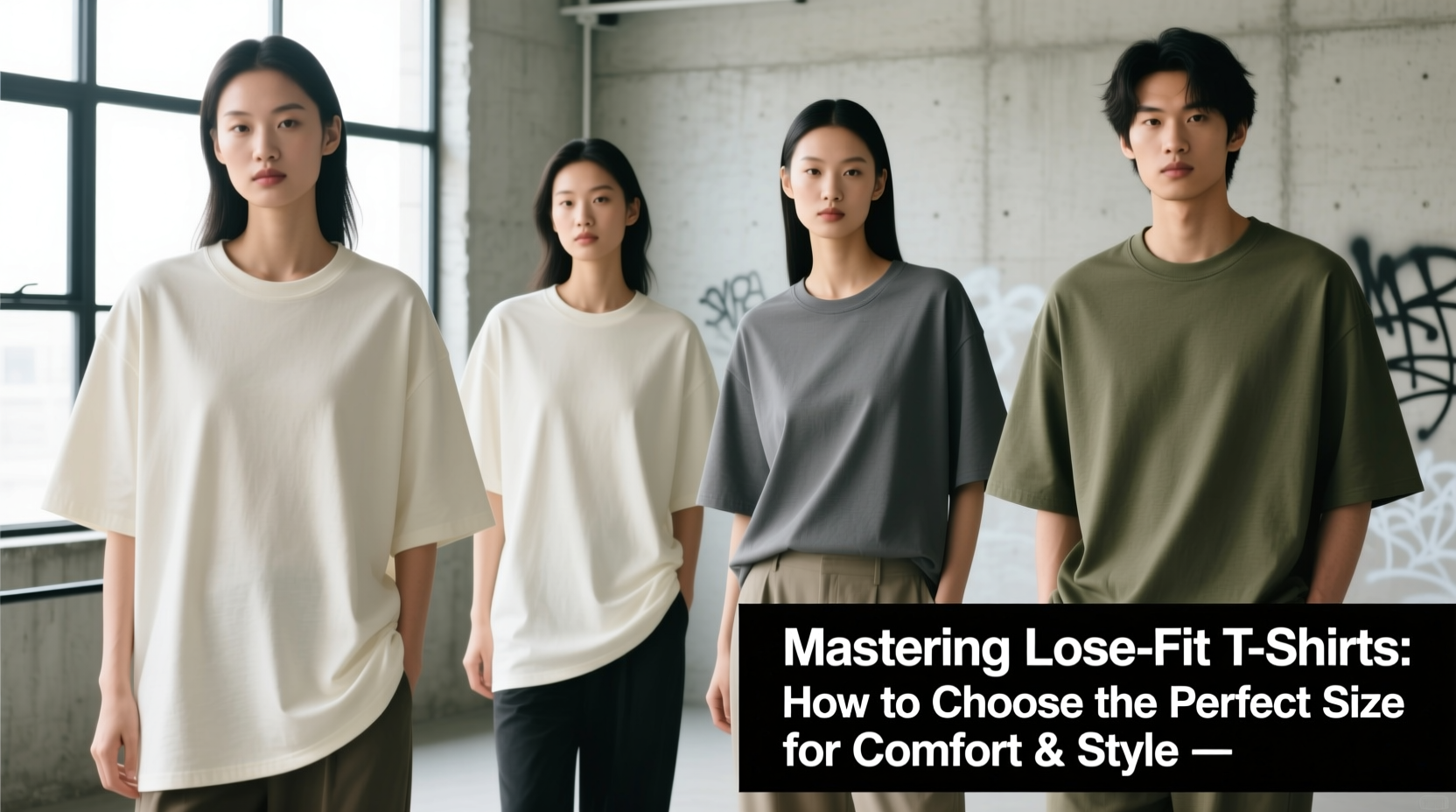mastering loose fit t shirts how to choose the perfect size for comfort and style