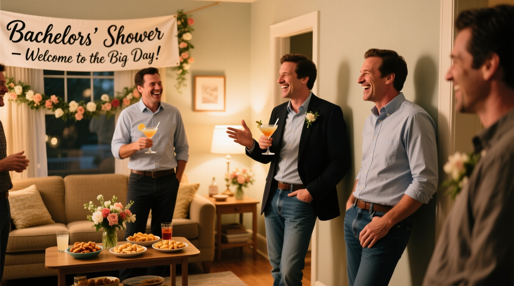 do guys go to wedding showers