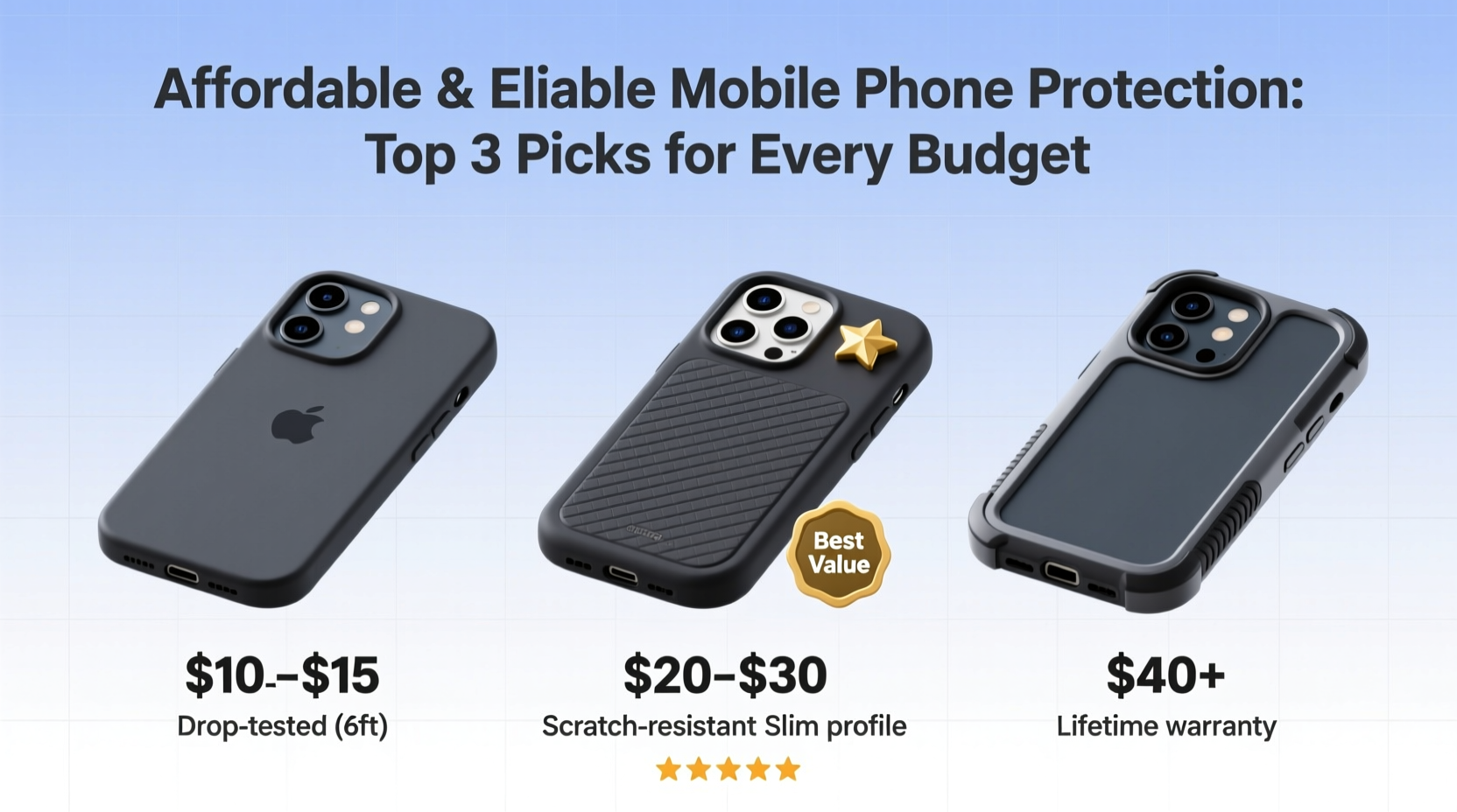 affordable and reliable options for best mobile phone protection
