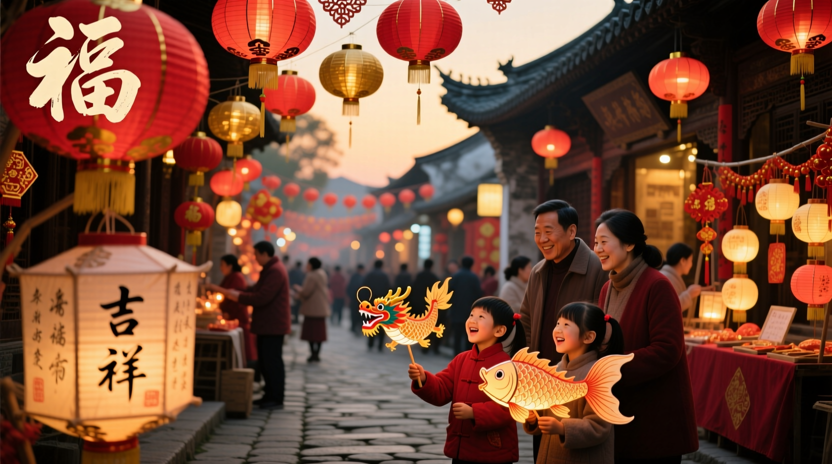 why do we have lanterns for the chinese new year