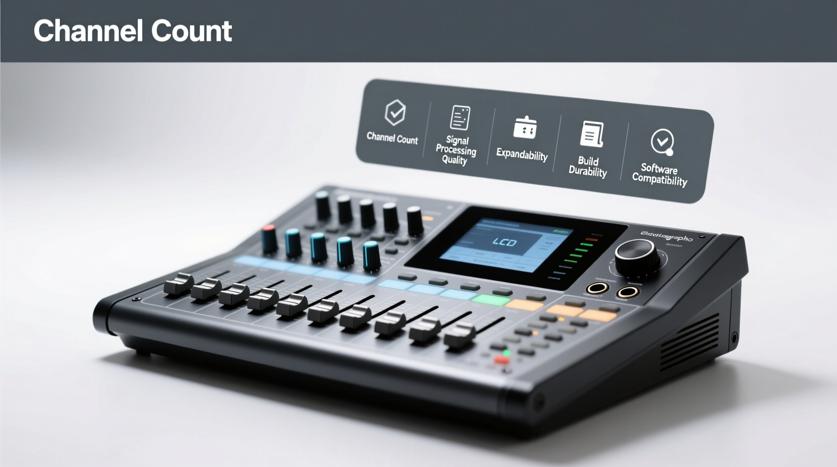 professional digitall audio mixer