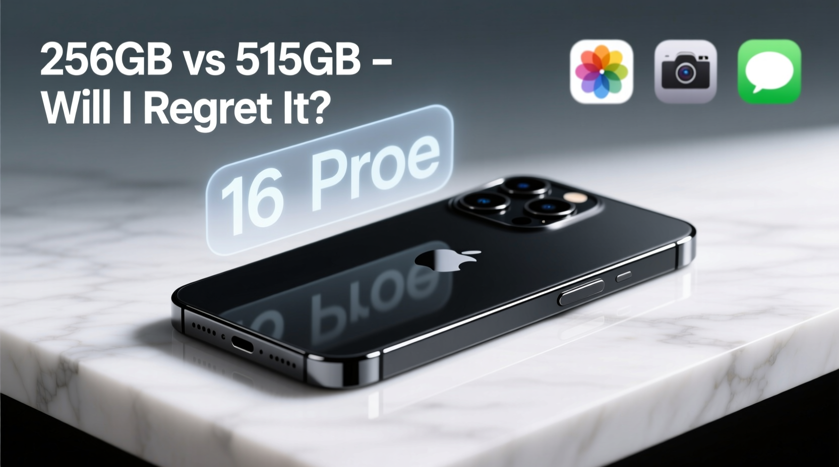iphone 16 pro will i actually regret getting the 256gb instead of 512gb