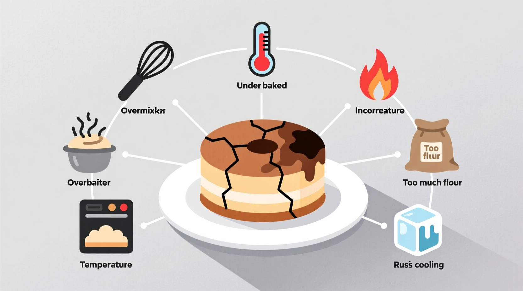 this chart explains what went wrong with your cake