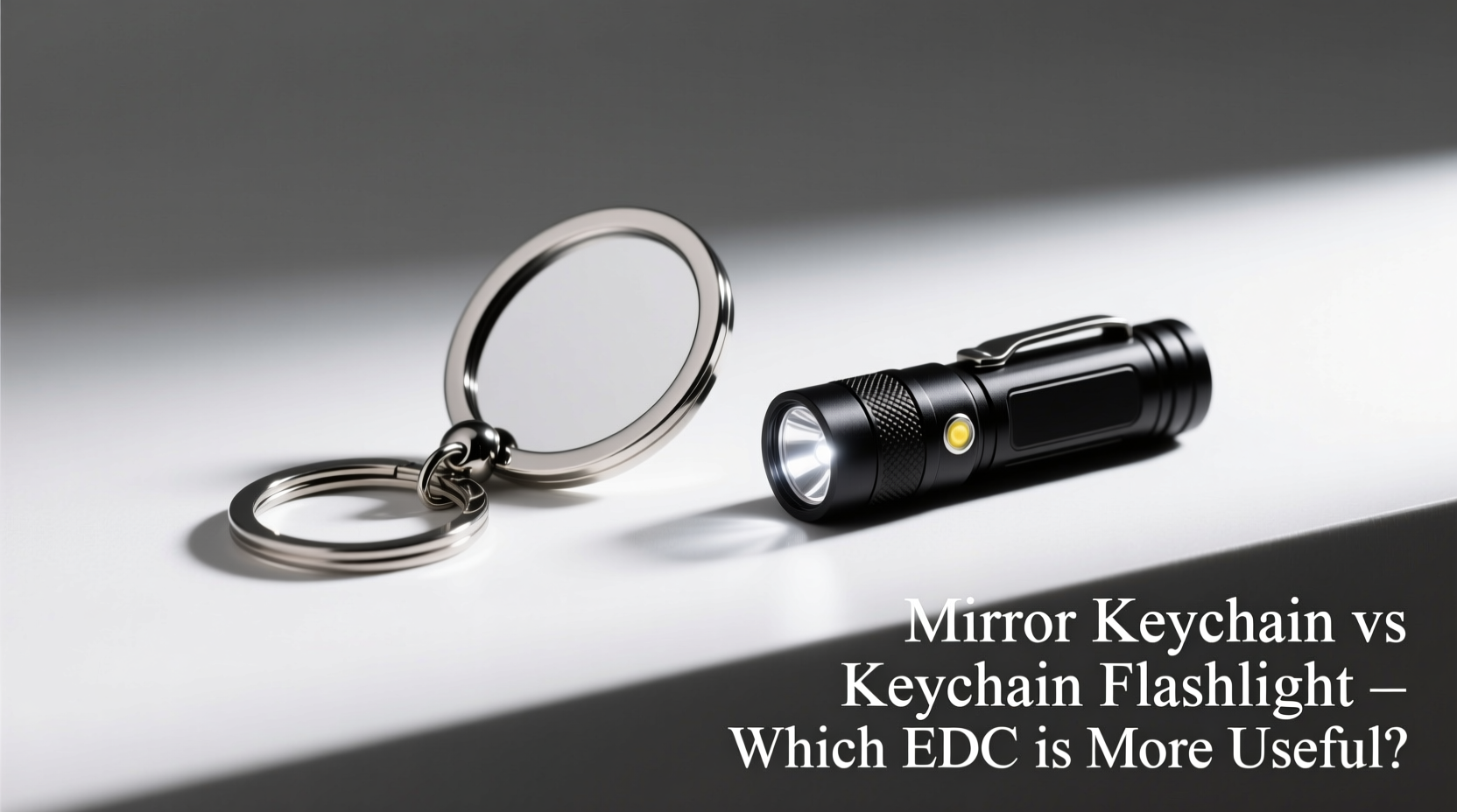mirror keychain vs keychain flashlight which edc is actually more useful 2