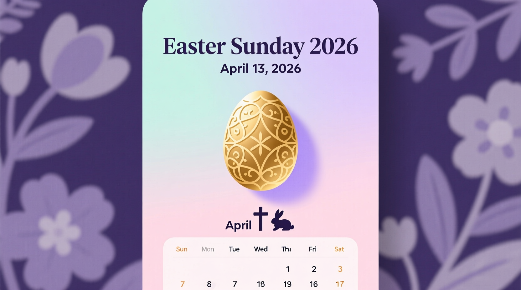 what month and date is easter
