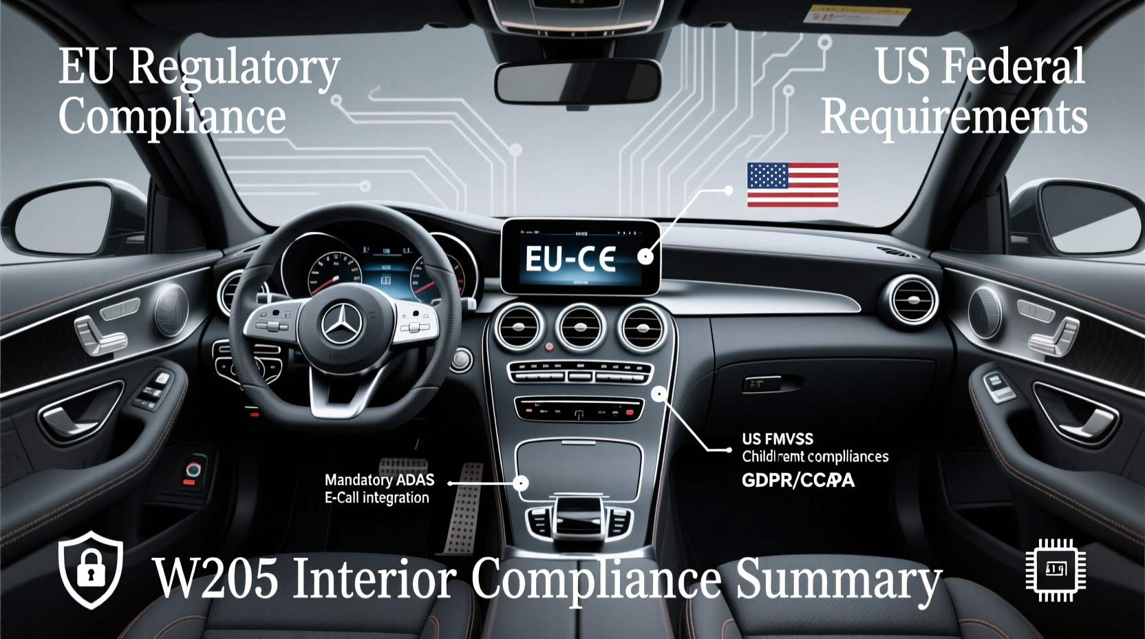 w205 interior regulatory compliance