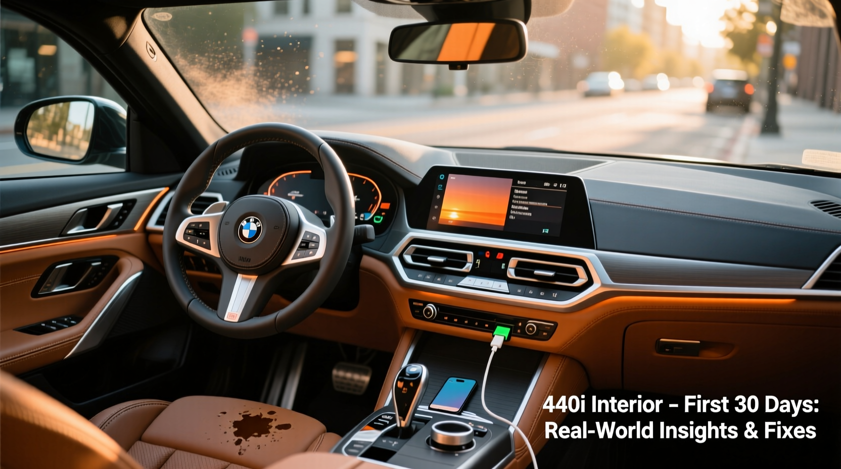 440i interior first 30 days