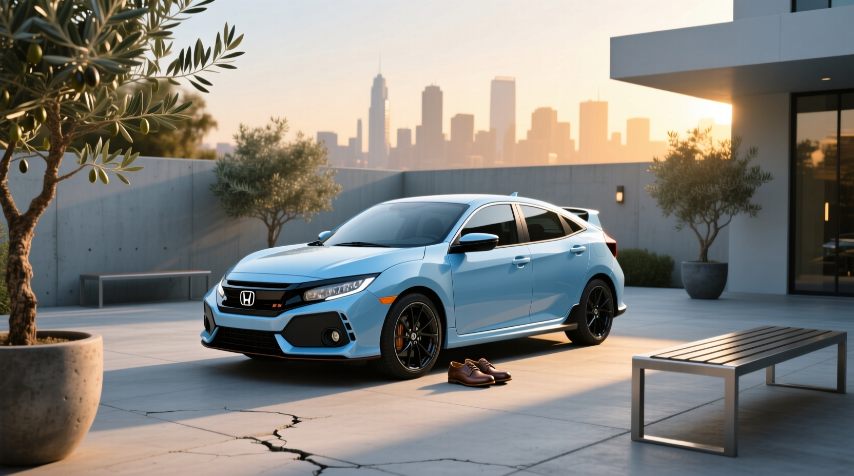 honda civic hatchback light blue buying guide