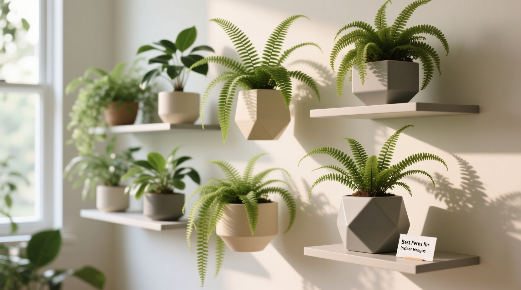 how to hang ferns