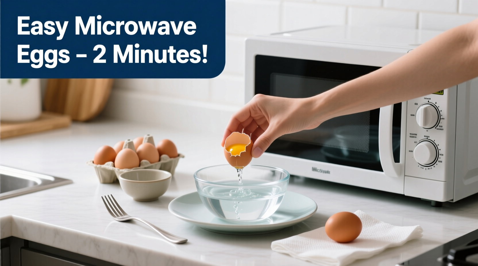 easy and quick methods for making eggs in the microwave at home