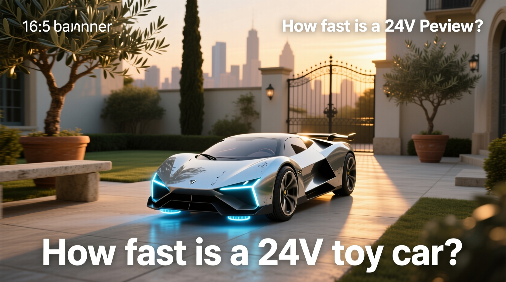 magic inductive car,How fast is a 24v toy car? buying guide