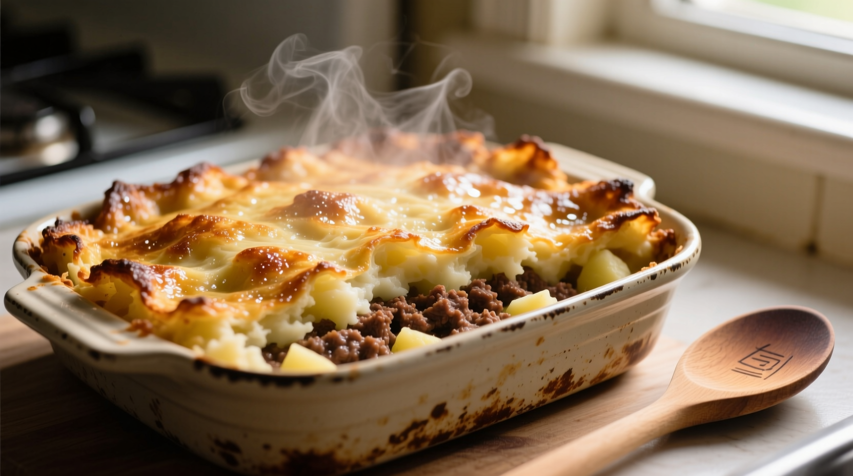 ground beef and mashed potato casserole