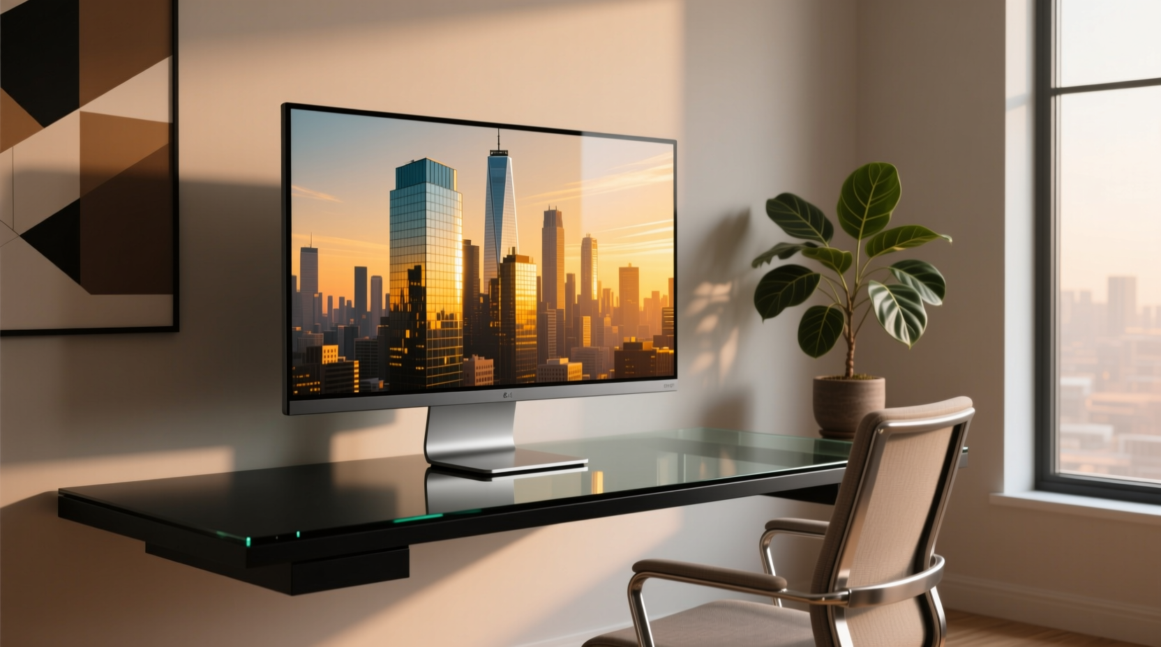 large monitor