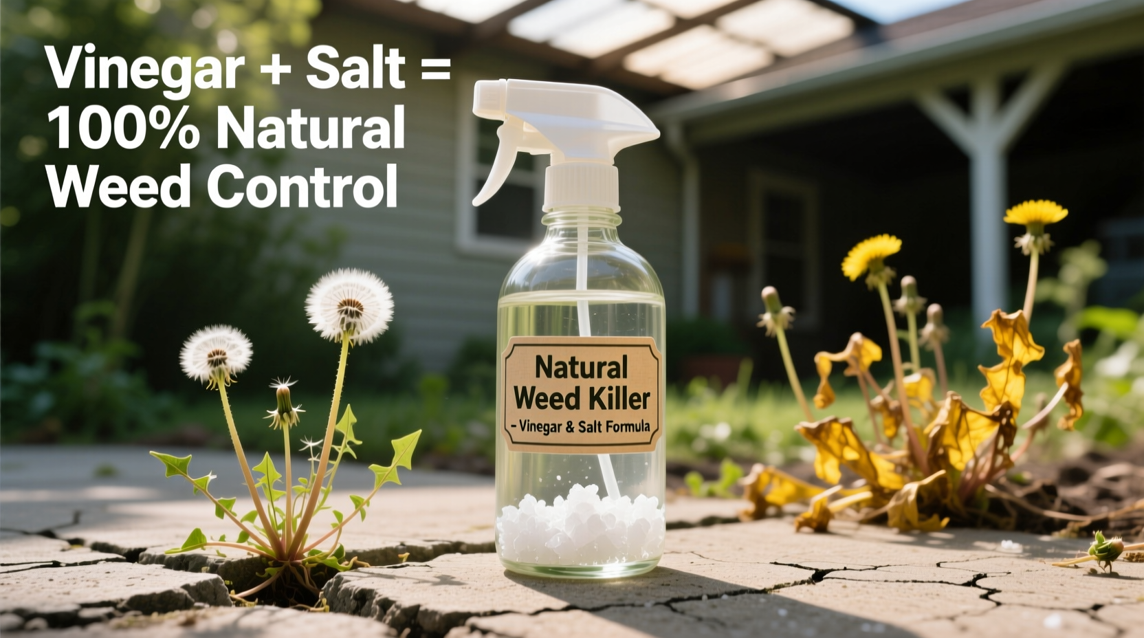 Vinegar Weed Killer: Effective DIY Recipe & Science Tips
