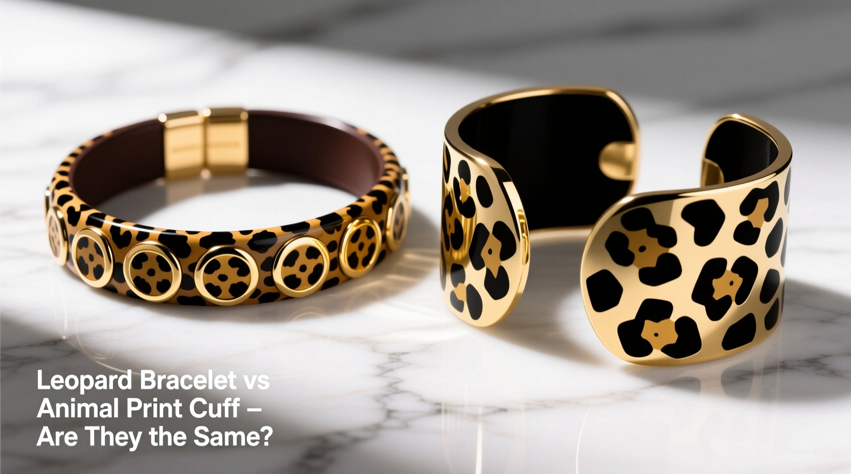 leopard bracelet vs animal print cuff is there actually a difference or are they the same thing