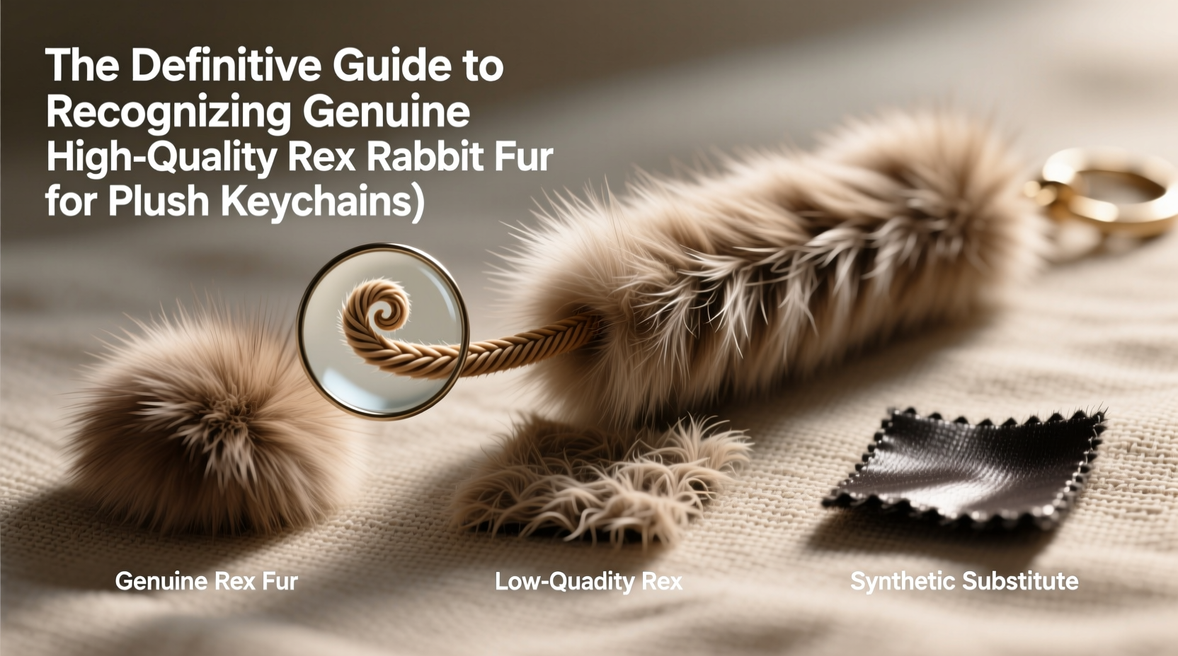 the definitive guide to recognizing genuine high quality rex rabbit fur for plush keychains
