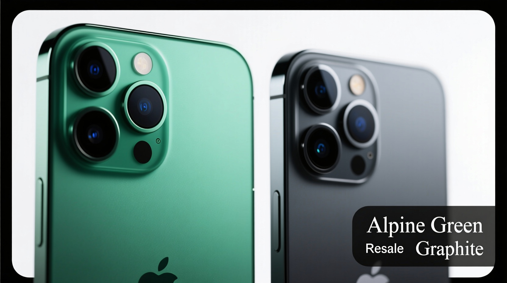 alpine green vs graphite iphone does the color really matter in resale value 2