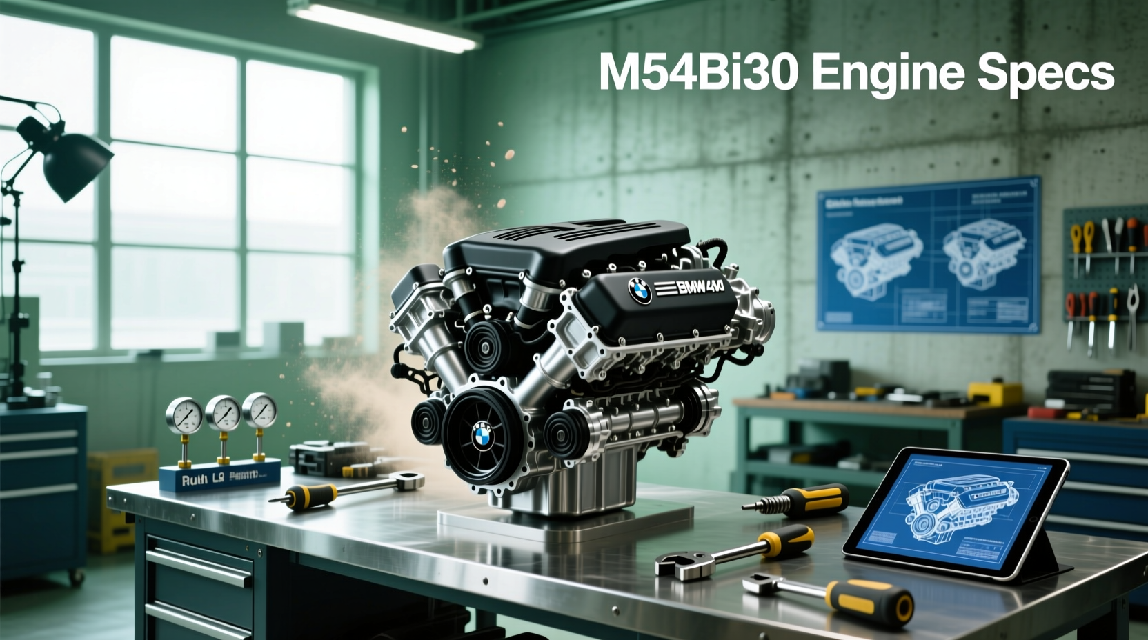 What are the M54B30 engine specs and common issues?