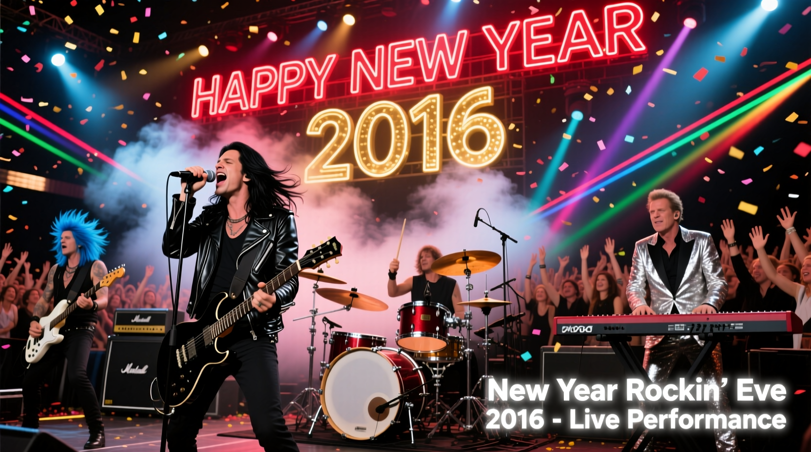 who is performing at new year rockin eve 2016