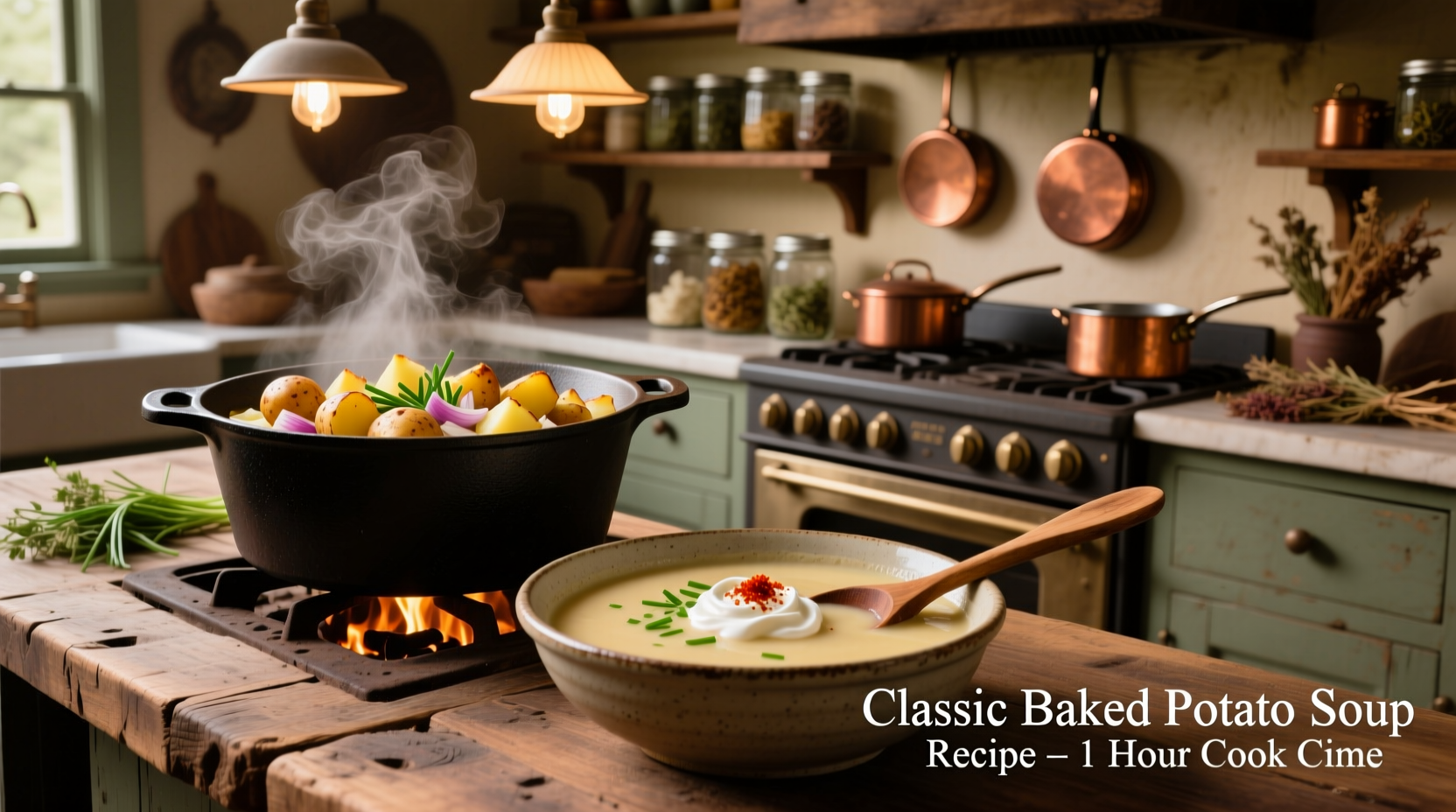 how to make baked potato soup