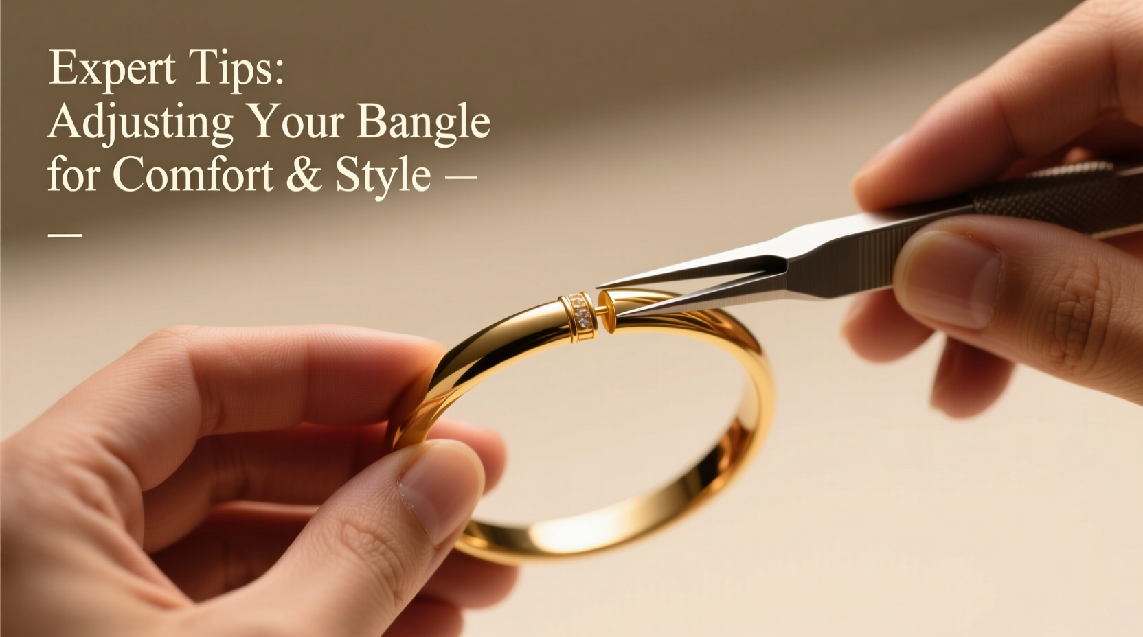 expert tips to easily adjust a bangle for the most comfortable and stylish fit