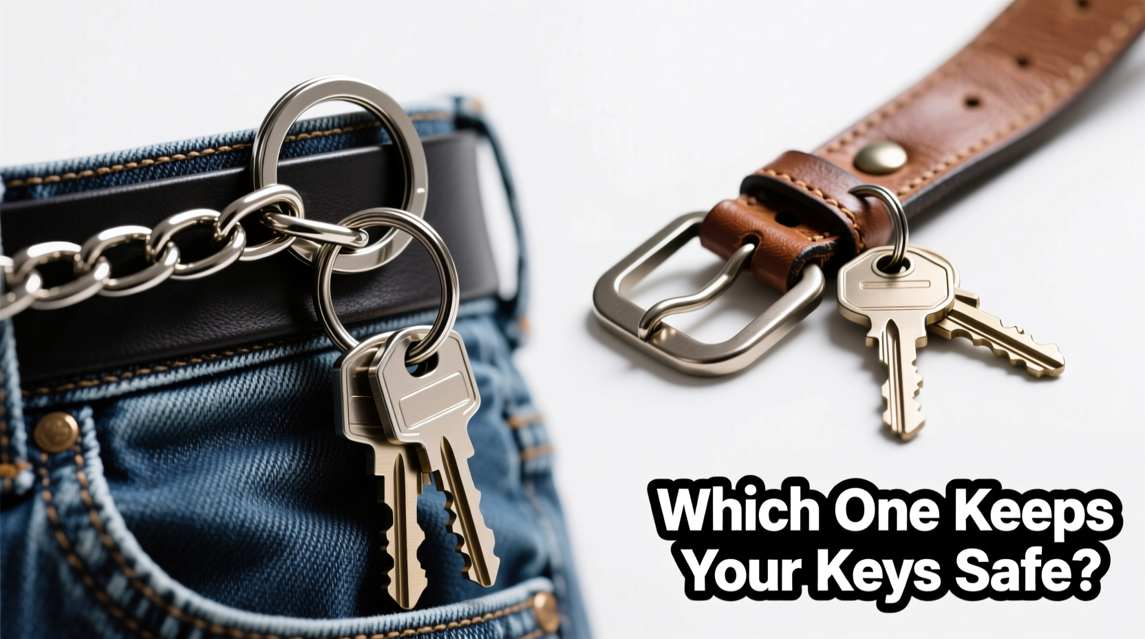 jeans chain vs belt loop keychain which one actually keeps your keys safe