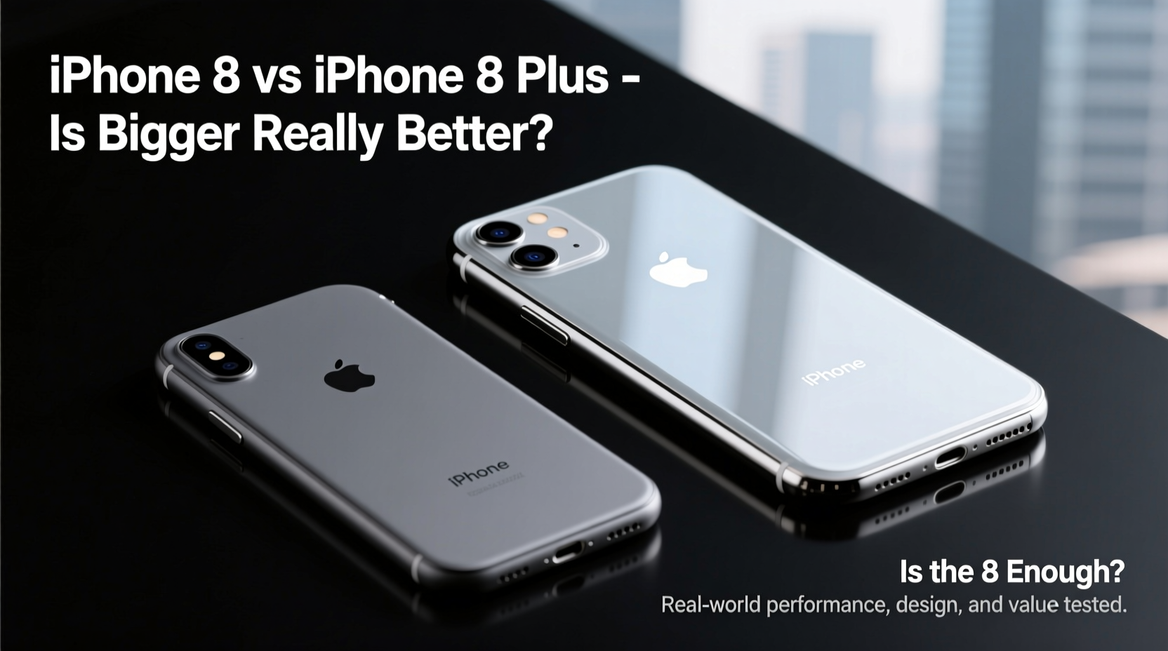 iphone 8 vs 8 plus is bigger really better or is the 8 enough