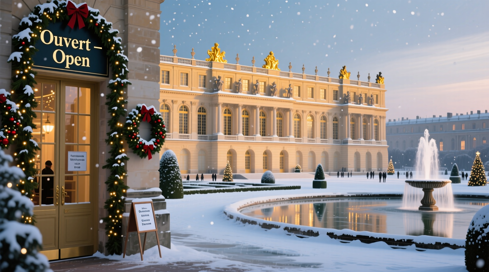 is palace of versailles open on christmas day