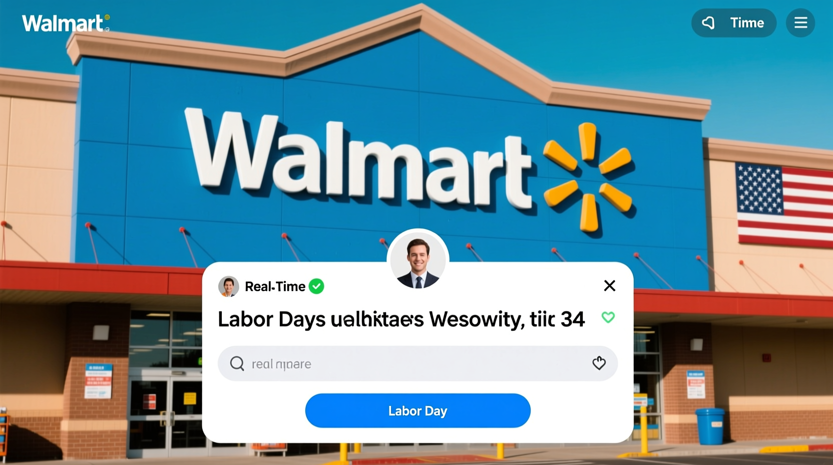 is walmart open on labor day near me