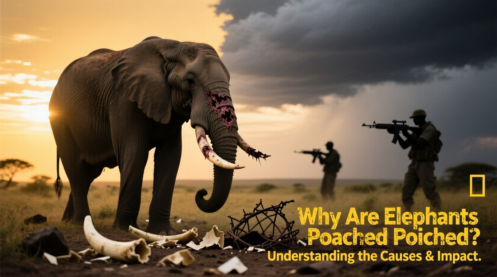 why are elephants poached understanding the causes impact