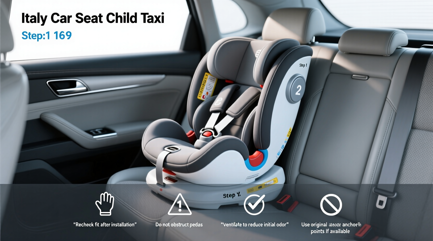 italy car seat child taxi