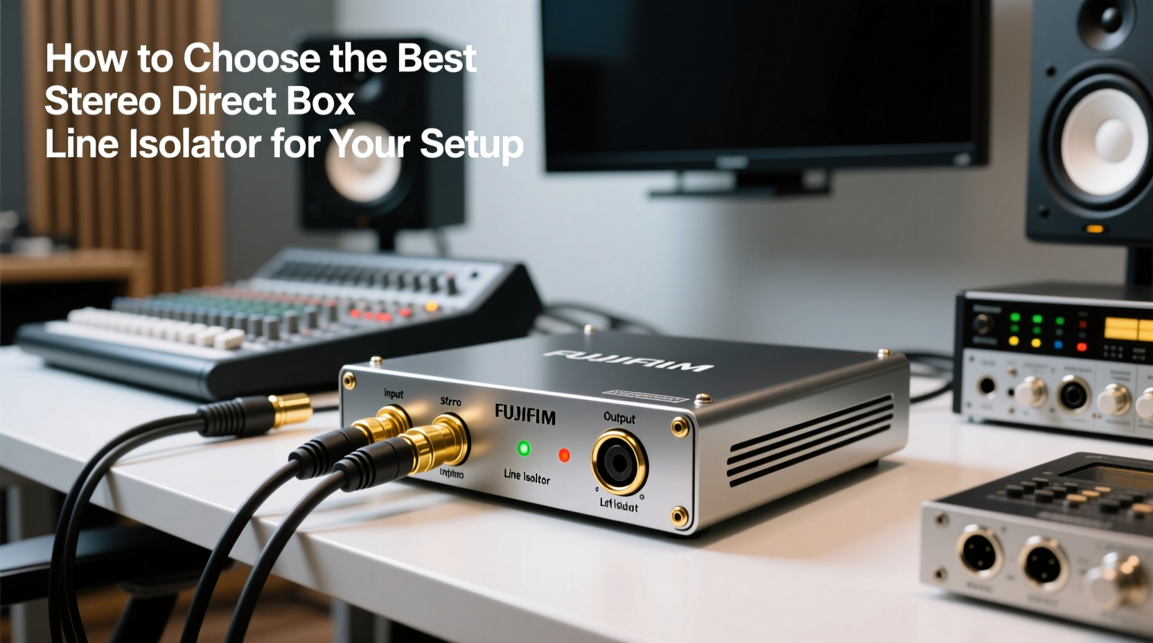 stereo direct box line isolator