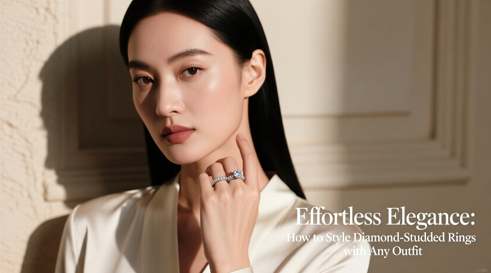 effortless elegance a style guide to matching diamond studded rings with any outfit