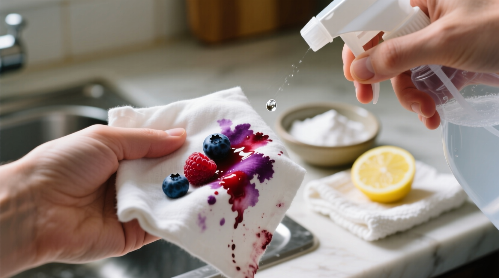 how to remove berry stains
