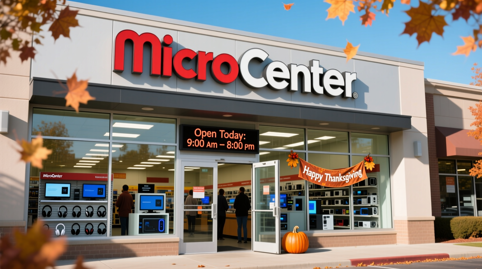 is microcenter open on thanksgiving