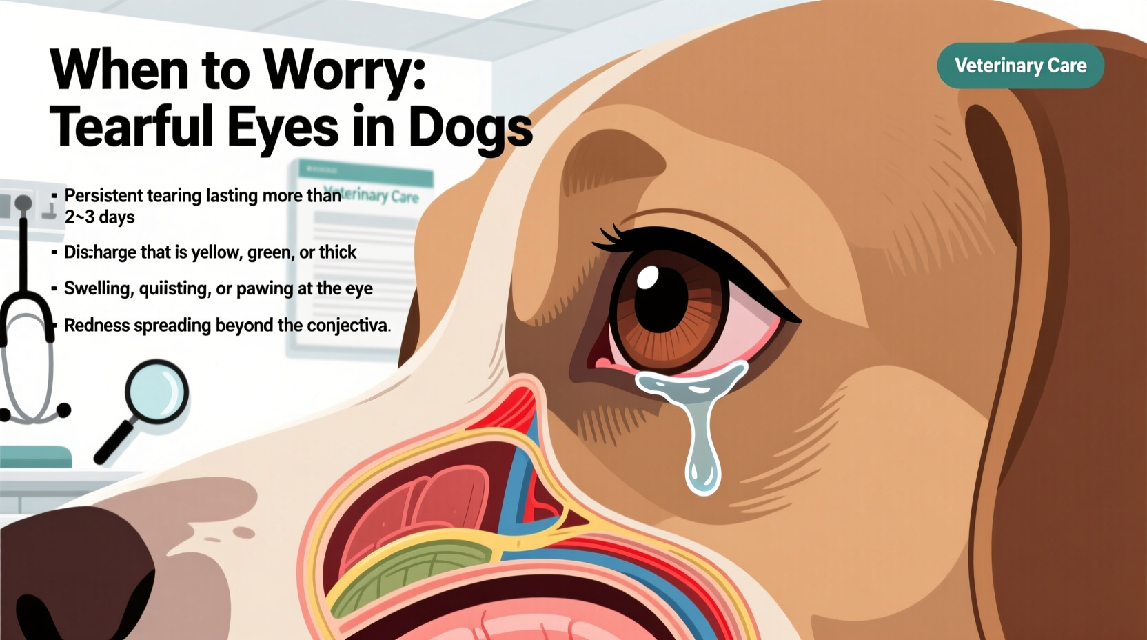 dogs eyes watering causes treatment when to worry