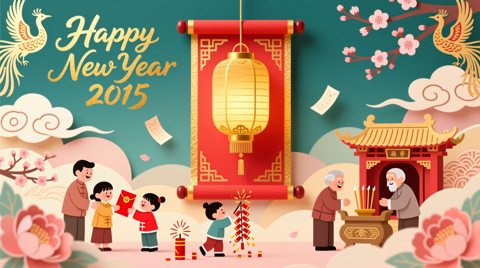 how to wish happy new year 2015