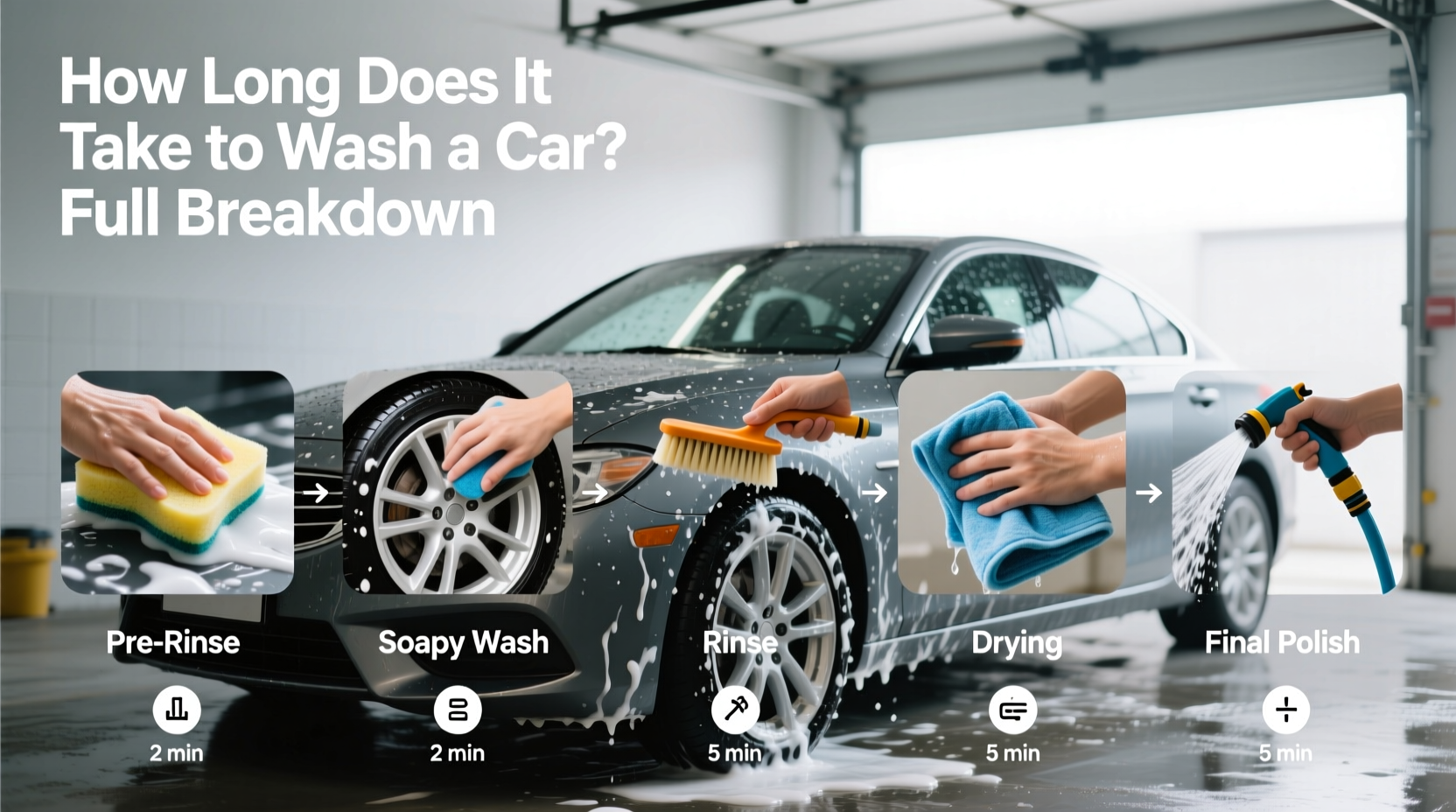 how long does it take to wash a car