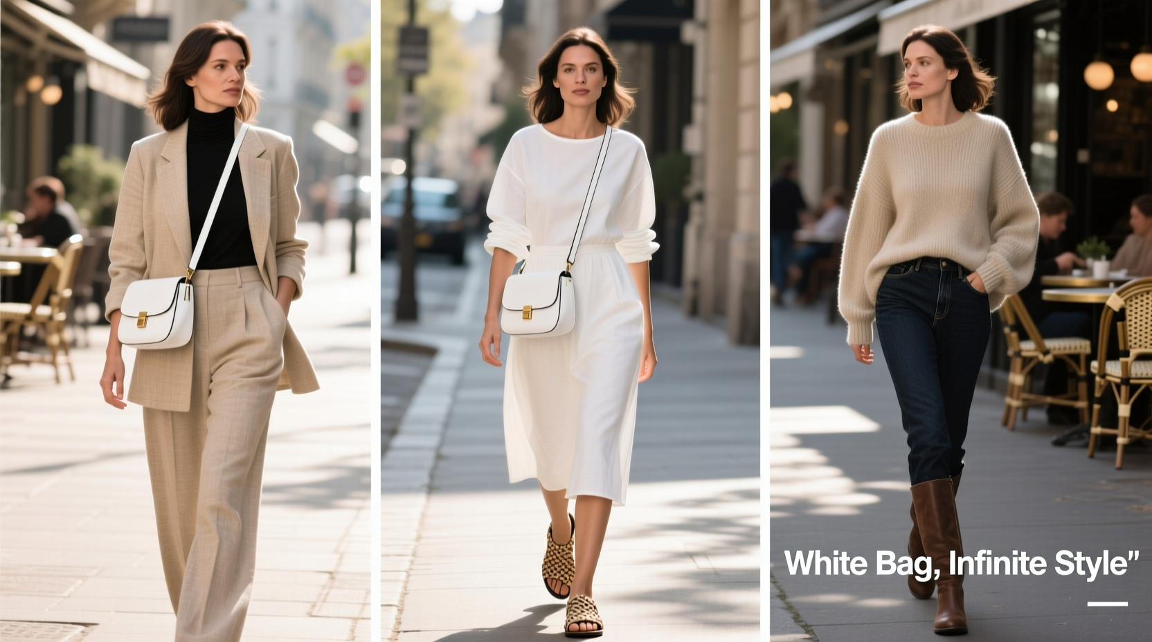 effortless ways to match a white bag with any outfit for chic everyday style