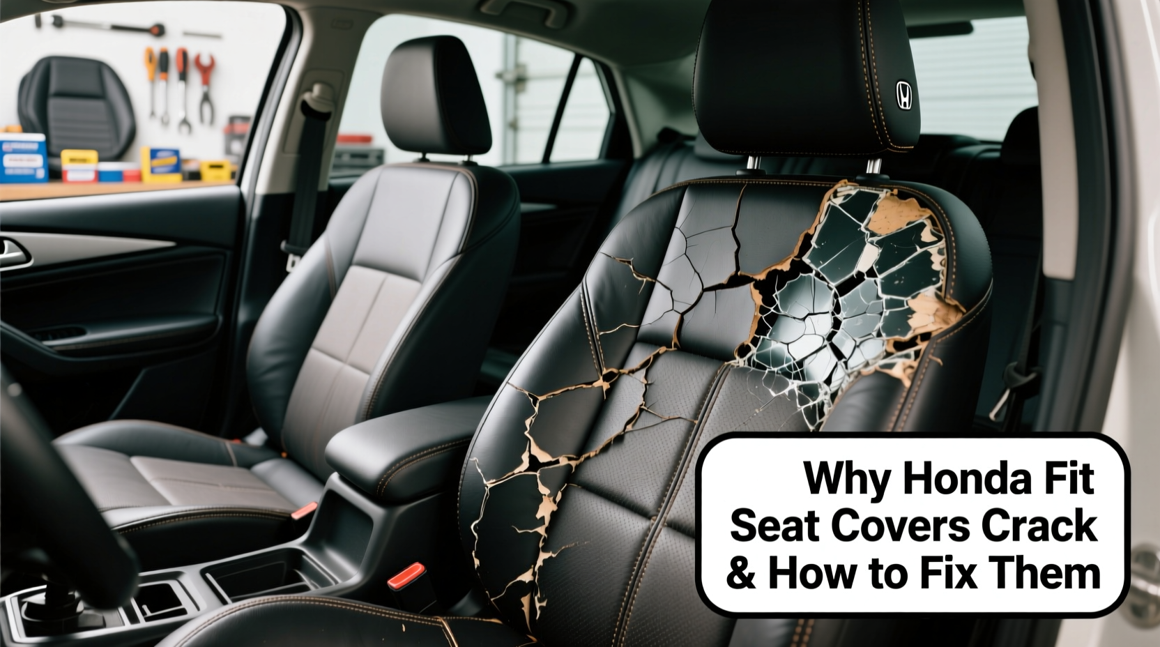 honda fit seat cover cracking