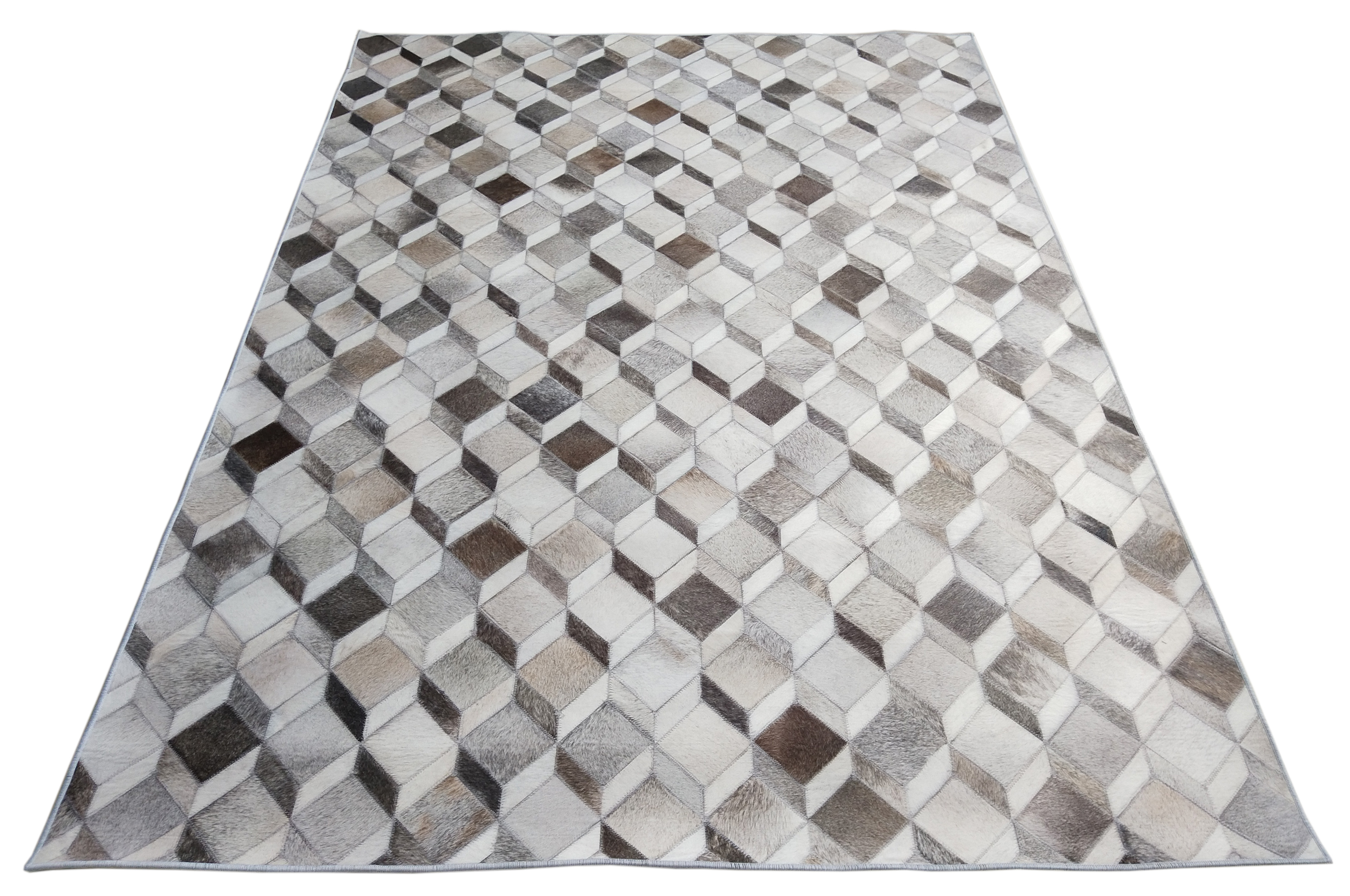 热卖3d印花客厅牛皮地毯平绒 - buy high quality 3d printed cowhide