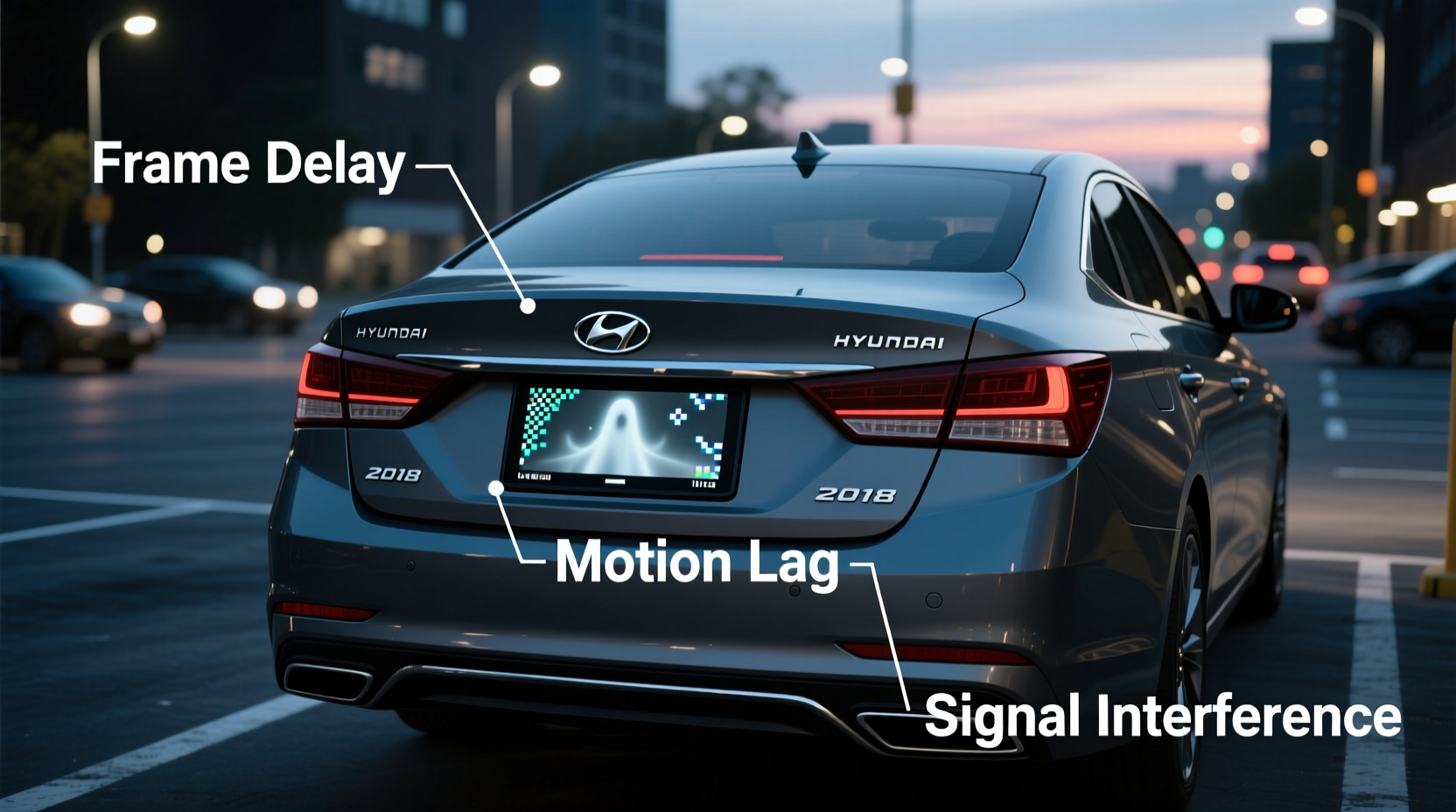 sonata 2018 camera lag dashcam issue
