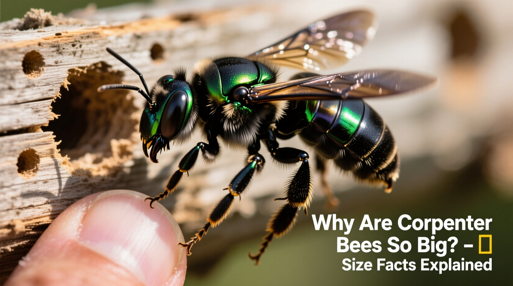 why are carpenter bees so big size facts explained