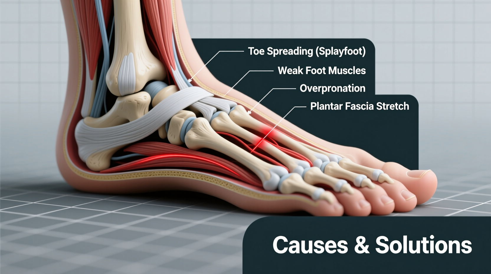 why are my toes spreading apart causes solutions
