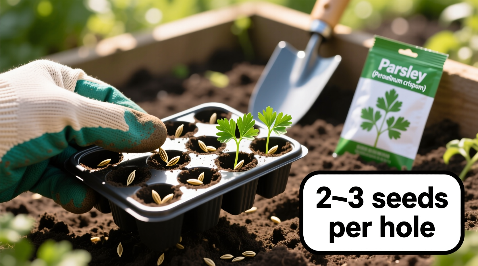 how many parsley seeds per hole