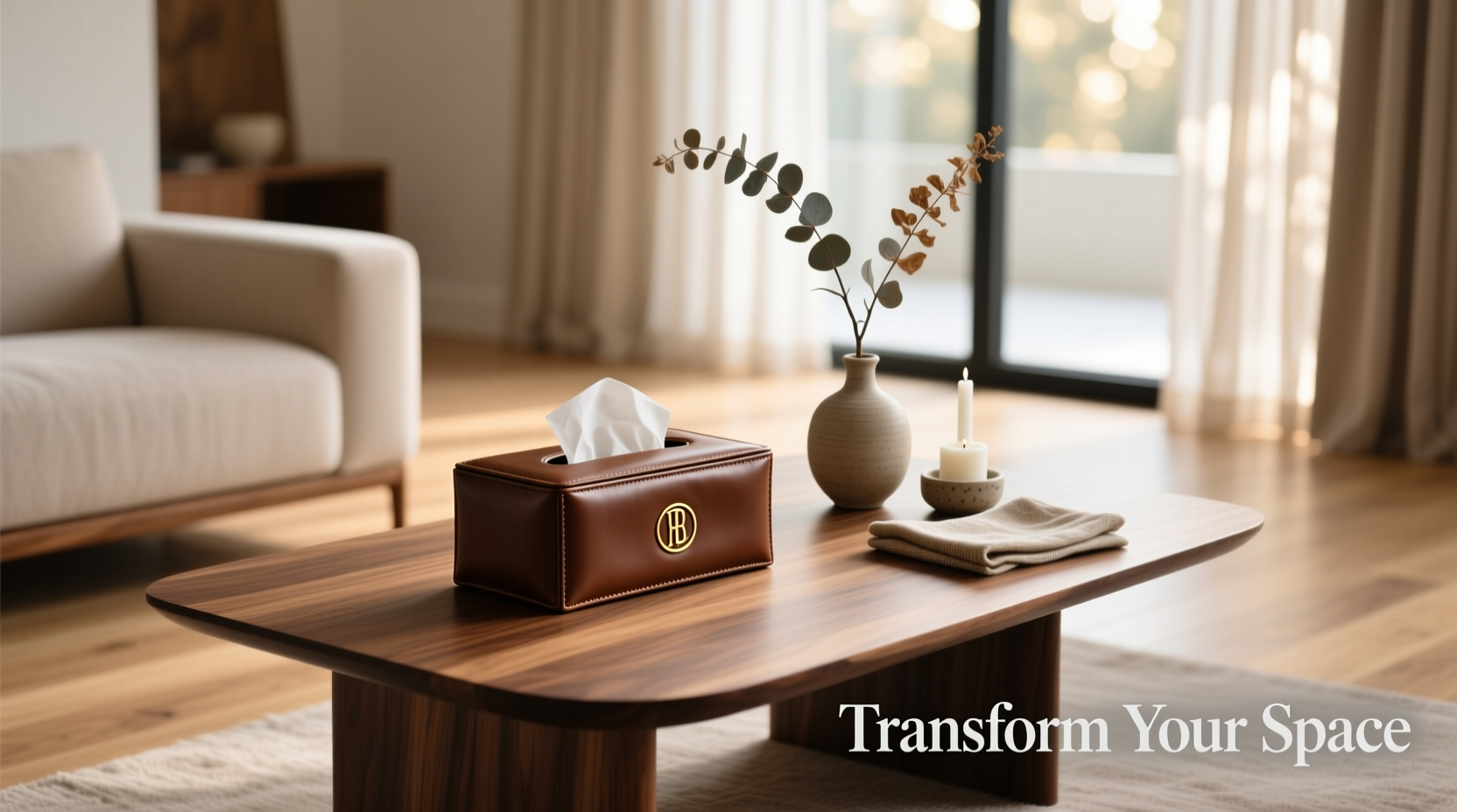 transform your space stylish tips for using a leather tissue box as a chic decorative accent