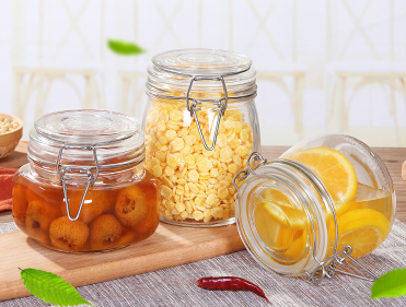 wholesales air tight glass jar for storage food glass jar for seasoning nut